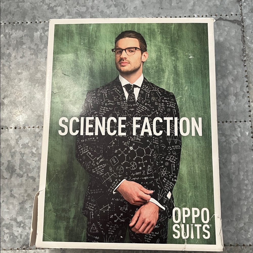 Science Faction Suit by OPPO Suits, men’s small